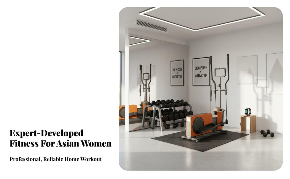 Elliptical Silent Home Elliptical Machine Low Impact Compact Cross for Beginners, Apartment