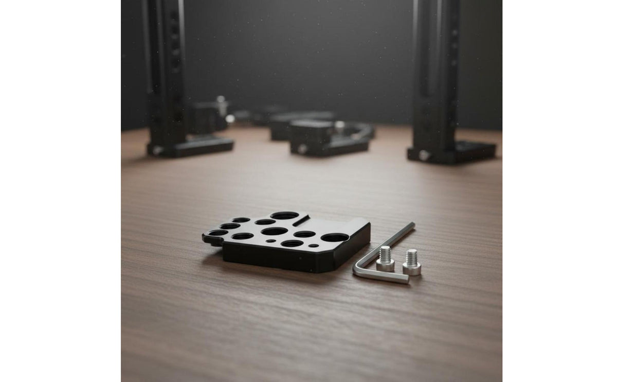 Gimbal Expansion Plate Expandable Design Gimbal Extension Plate Aluminum Alloy Stabilizer Expansion Board for Videographers, Run-and Setup