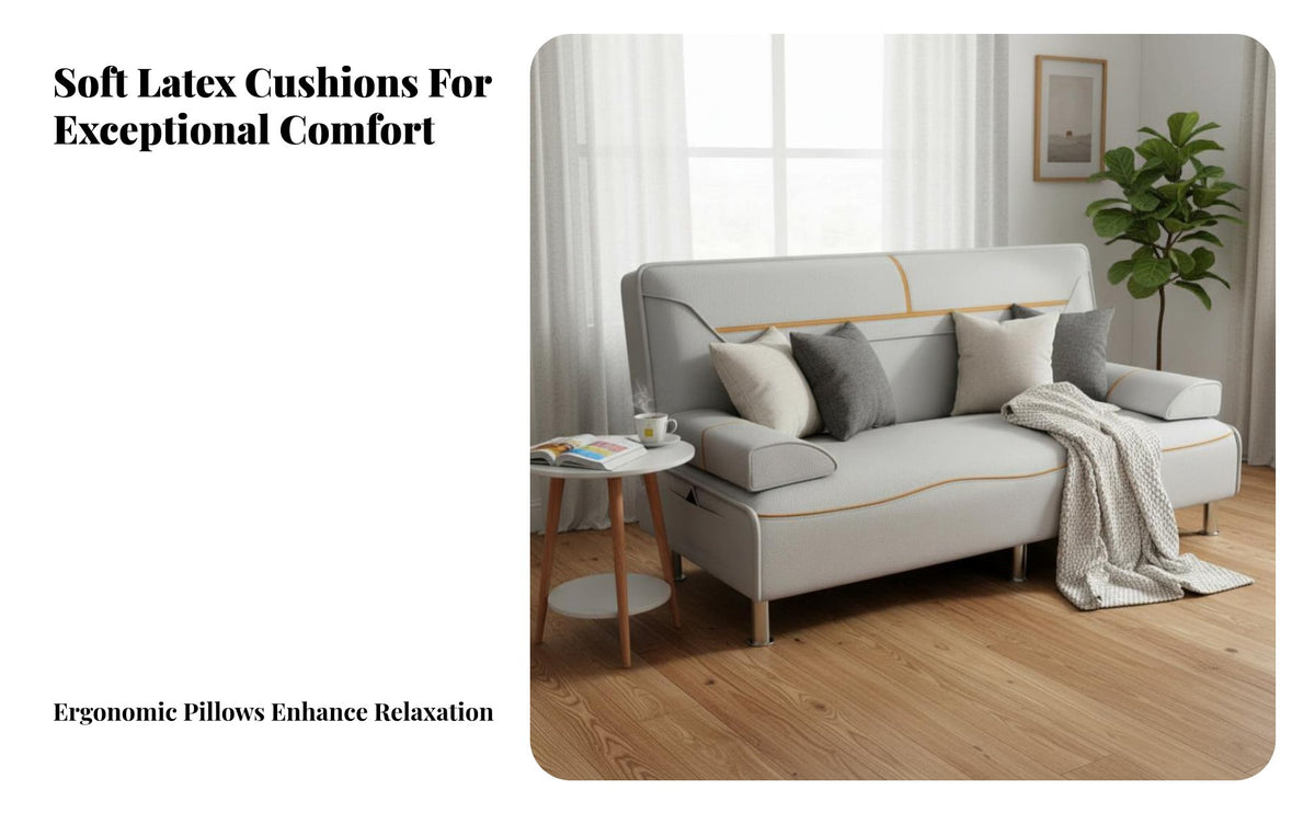 transfor modernable Design Fold-foldable Sleeper Loveseat Multi-Functional Pull-foldable Sleeper Couch Space-Saving Sofa Bed long-lasting textile for Apartment Dwellers, Young Adults, homeowners, Small areas, Living Room, Bedroom