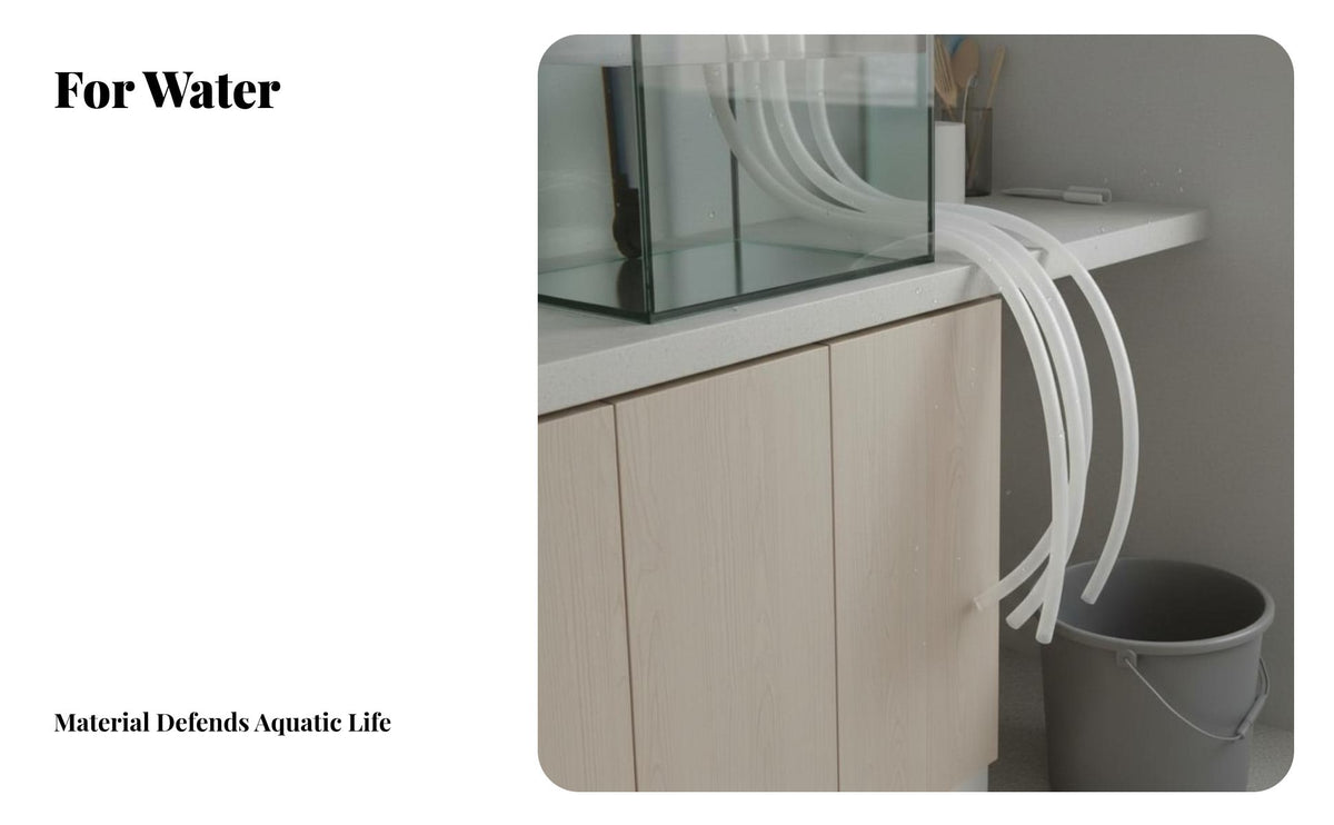 Aquarium Water Change Hose Soft Water Tube Odorless Flexible PVC Tube for Household, Garden, Irrigation