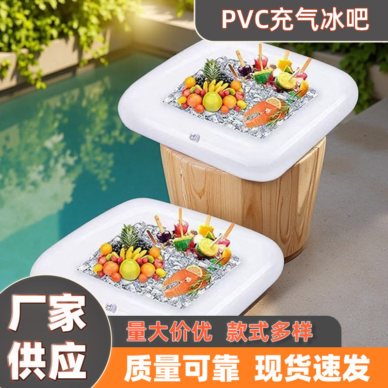 Inflatable PVC Ice Bucket for Pool Party