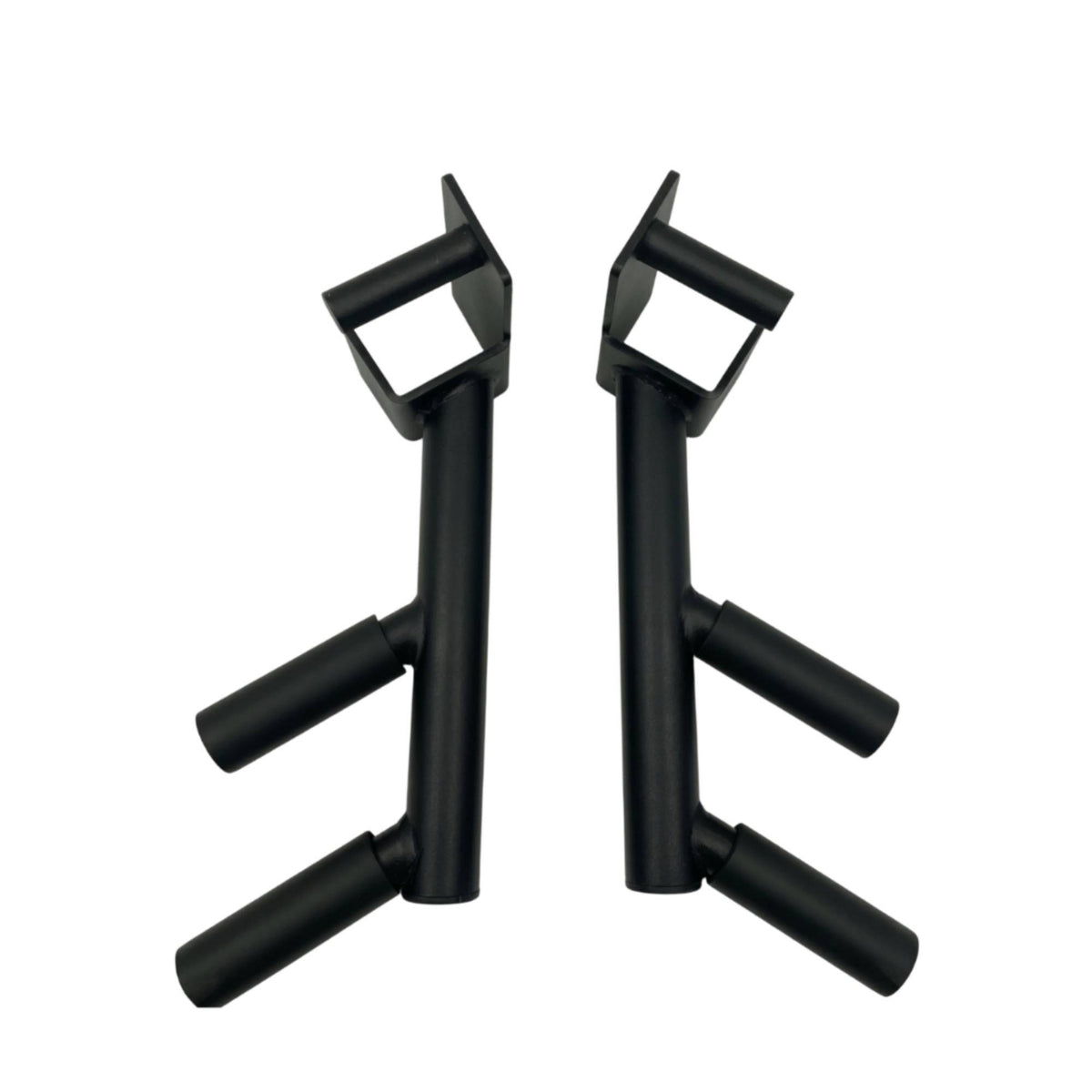 Dips Bar Attachment Angled Grips Rack Dips Double Handles Square Mounting Bracket