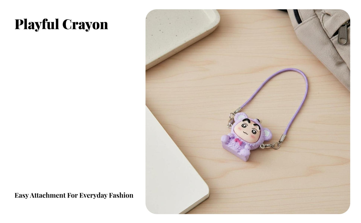 Animal Costume Doll Charm Ideal Gift Cartoon Figure Pendant Colorful Miniature Character Keychain for Students, Teenagers, Backpacks, Ph Single S