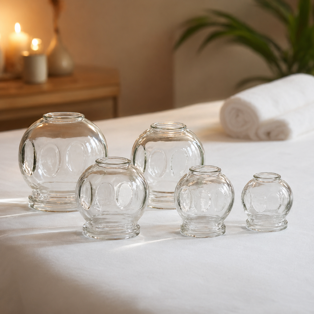 Glass Cupping Set, Professional Fire Cupping Jars for Flexibility & Tension Relief, Portable Traditional Chinese Technique