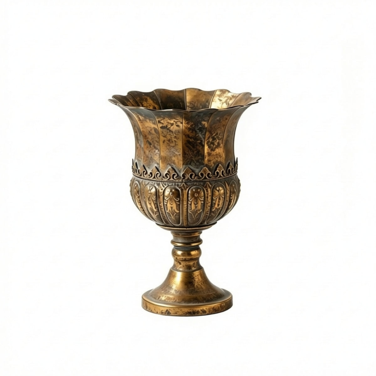 French Wabi-Sabi Style Roman Column Flower Pot