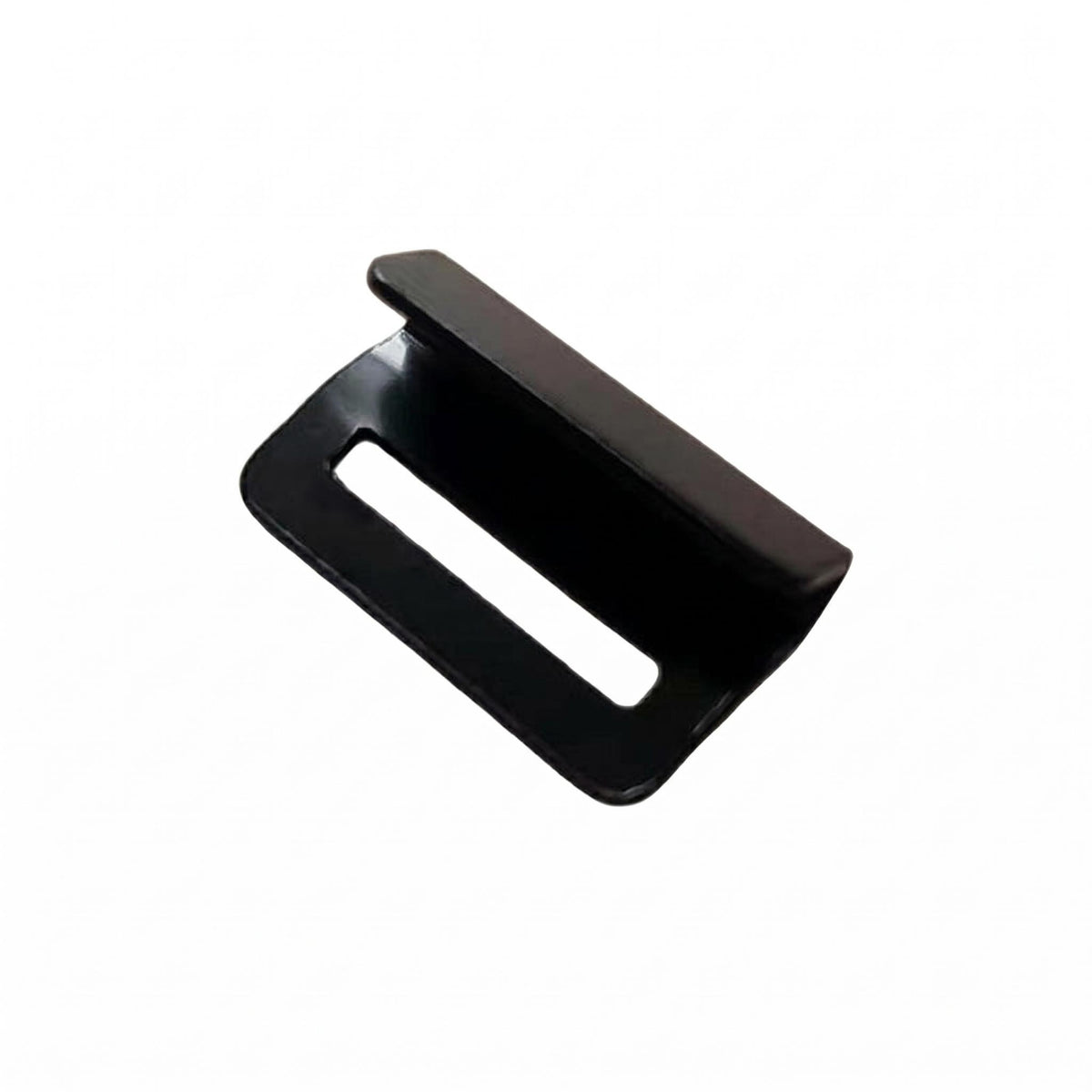 Extended Slot Car Fastening Buckle Black Metal Luggage Rack Buckle Polished Finish Cargo Carrier Clamp Single Piece