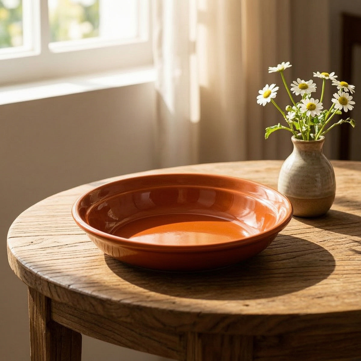 Ceramic Dish Even Heat Distribution Escargot Baking Plate Escargot Plate Easy to Clean Baking Dish Sleek Glaze