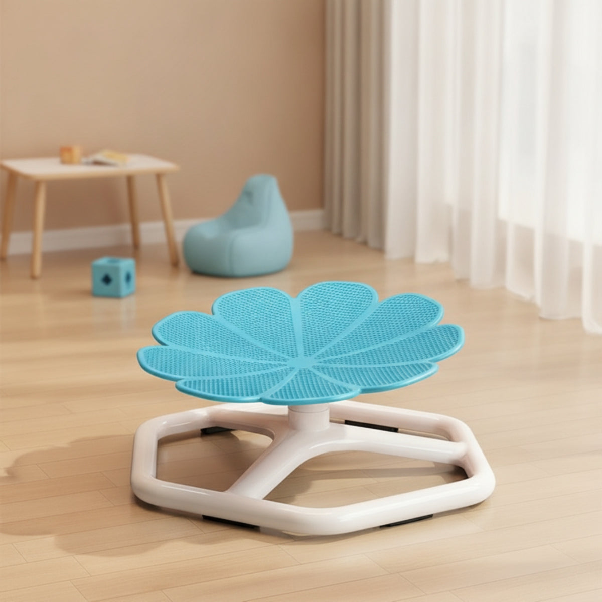 Sensory Training Swivel Chair with Stable Base for Kids