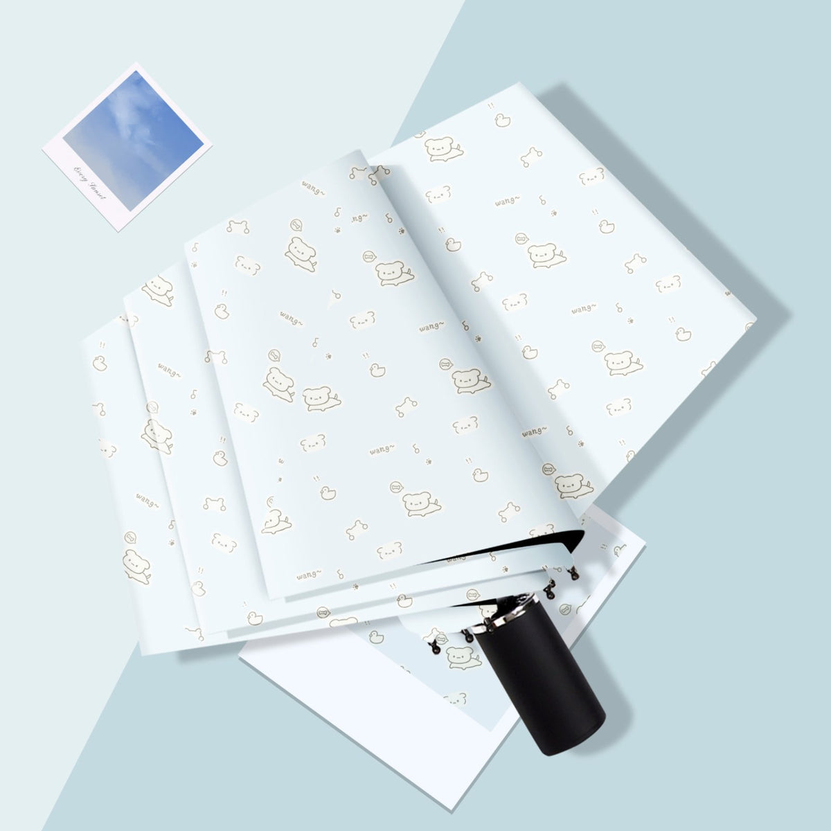 Compact Automatic Umbrella, UV Protection, Folding Design