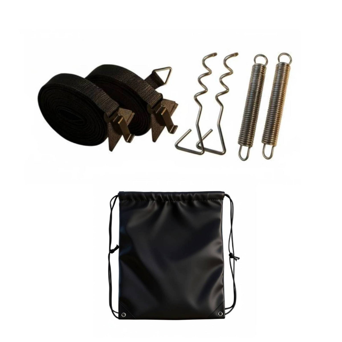 RV Awning Anchor Kit Rainproof RV Awning Tie down Kit Shock Absorbing Spring for Campers