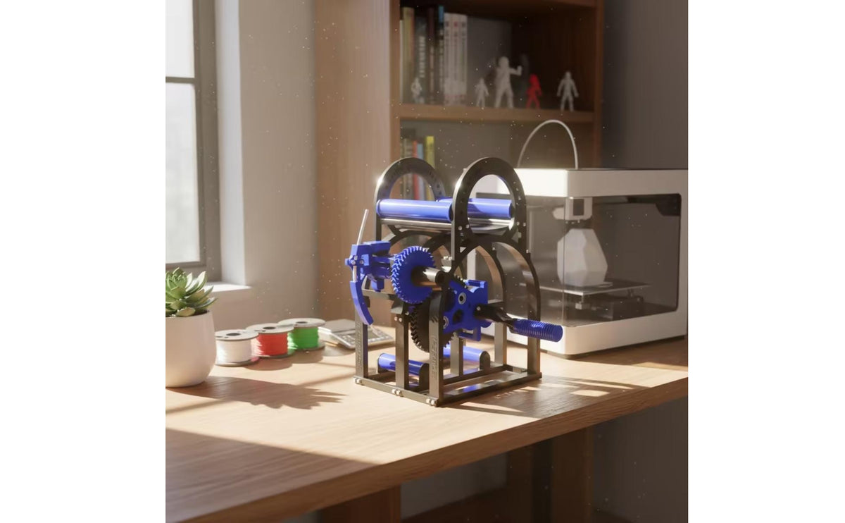 Filament Winder with Metal Frame Hand-Crank Filament Winder Machine Tangle-Tangle-Resistant Universal