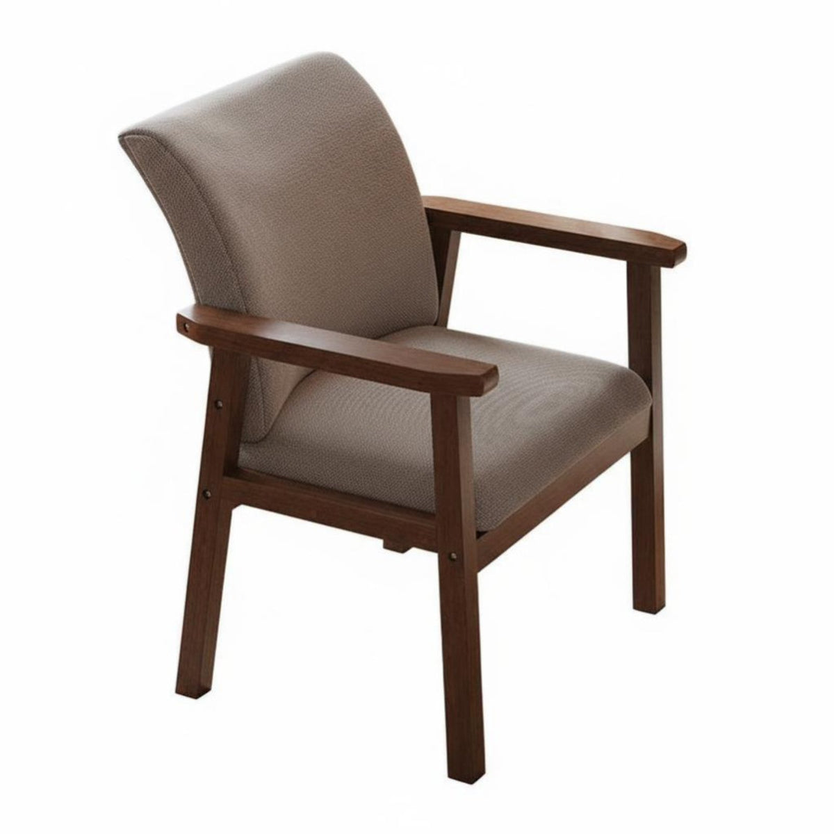 Thickly Padded Upholstered Armchair Sturdy Frame Dining Seat Ergonomic Support Household Furniture Breathable Upholstery Material for Homeowners, Office Workers, Interior Decorators, Study Room, Bedroom, Reading Nook