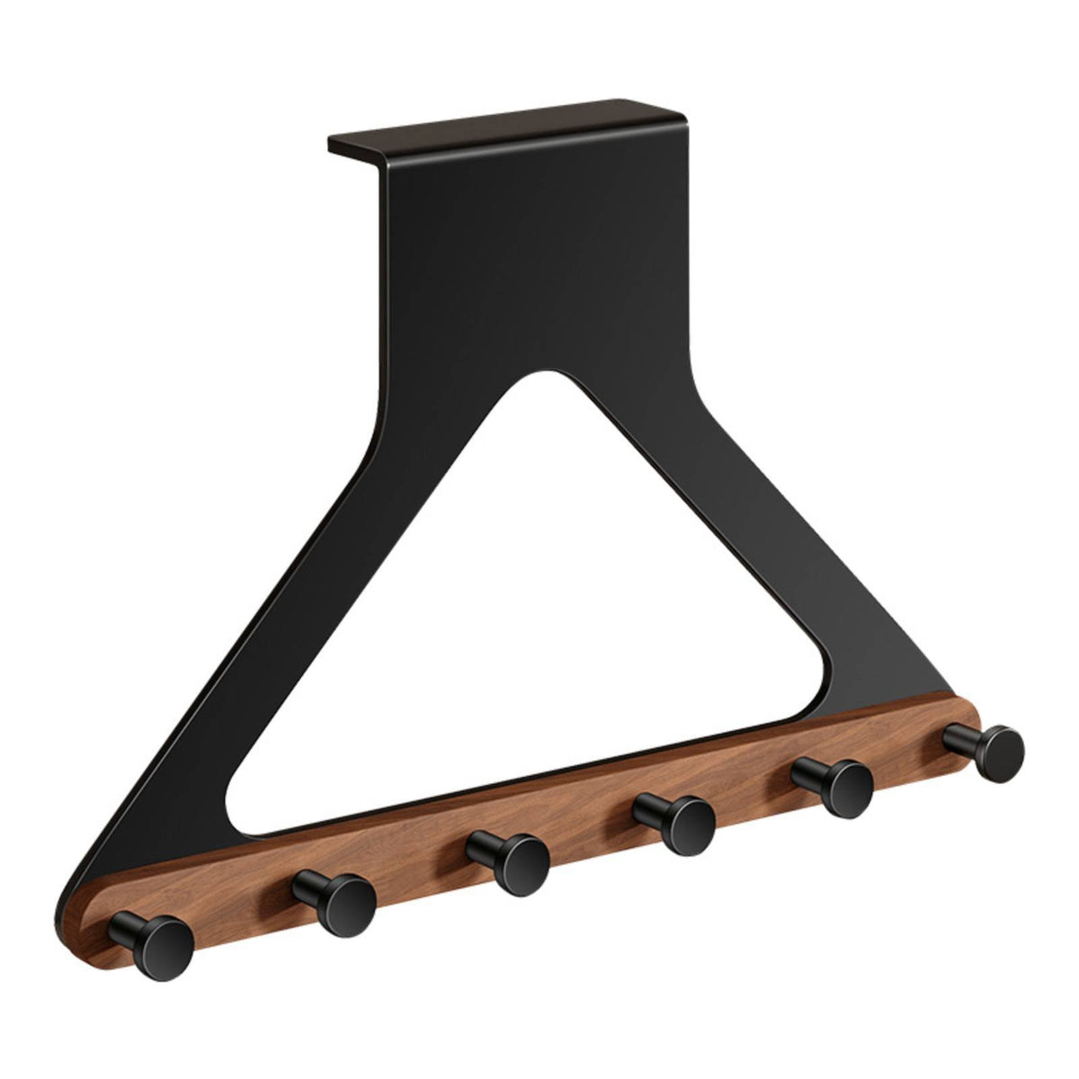 Wooden Wall Hook No Drill Wall-Attached Coat Hook Simple to Install Household Storage for Bedroom