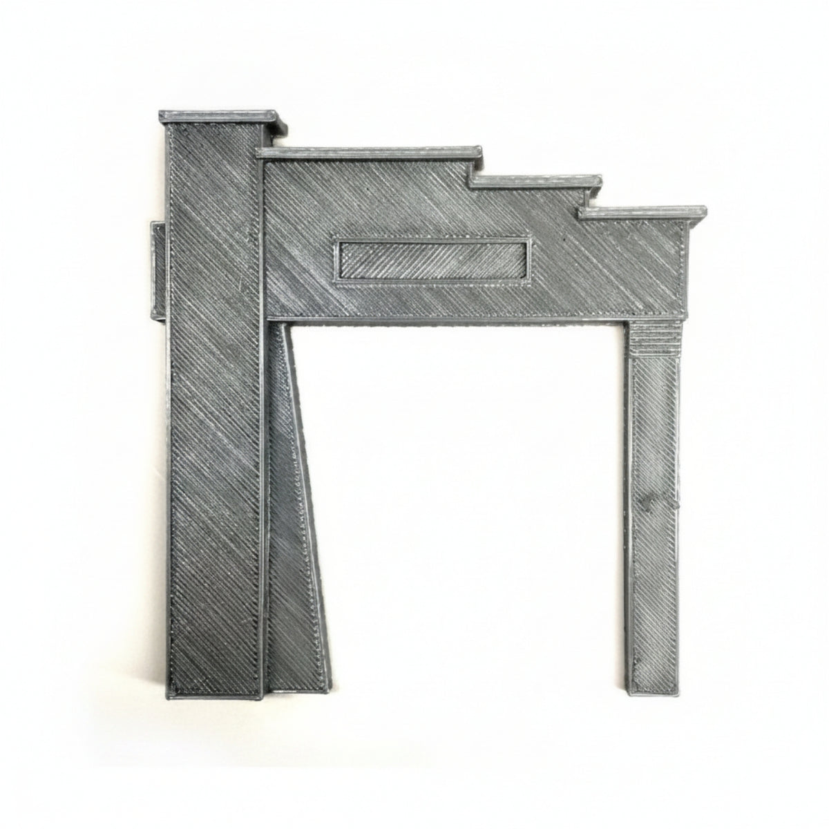 Textured Railway Tunnel Portal Detailed Miniature Tunnel Entrance Standard Railroad Structure Micro for Hobbyists