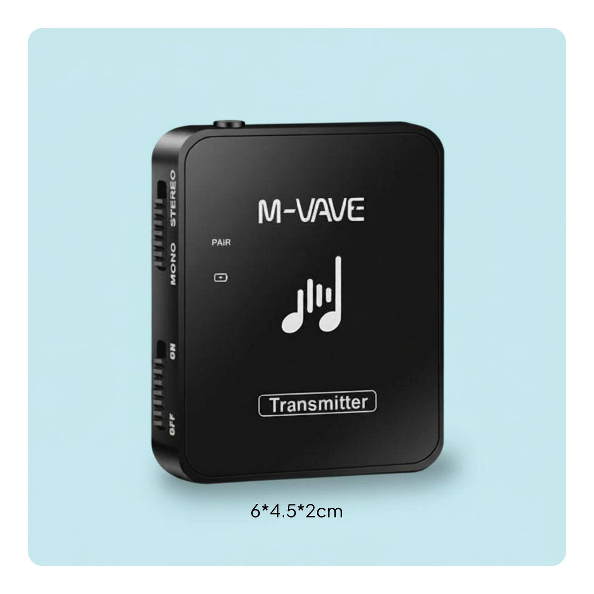 Pairing Wireless Earbud Monitor Volume Control Earbud Monitor Transmitter Receiver Stereo and Mono Switching Wireless IEM System LED Display for Musicians, Performers, Guitar Players, Stage, Rehearsal, Recording Studio