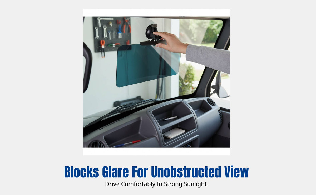Universal Sun Visor, Windshield Cover for Mobility Tricycle, Quadricycle, Suction Mount, Quick Install, Adjustable Angle