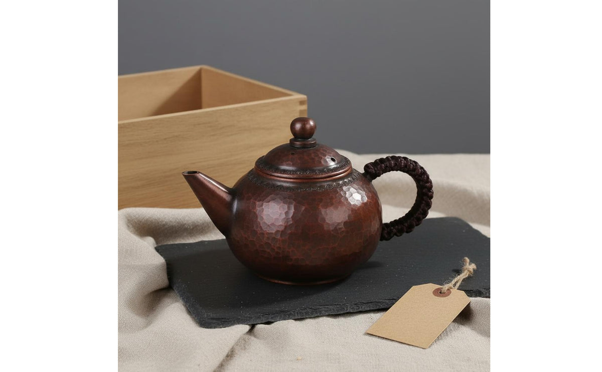 Handmade Copper Teapot Thickened Handmade Copper Kettle for Hot Water Heating