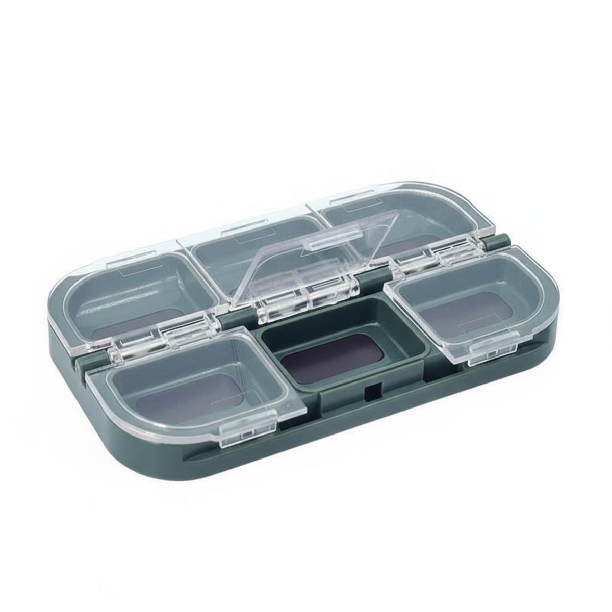 Waterproof Box Portable Fly Fishing Box Individual Compartments Lure Case for Anglers, Wading