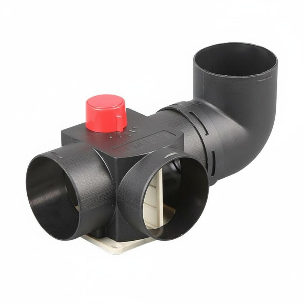 75 Mm Heater Duct Control Unit 5 Position Parking Heater Control Unit Heat Resistant 3 Way Elbow Adapter for Winter Driving