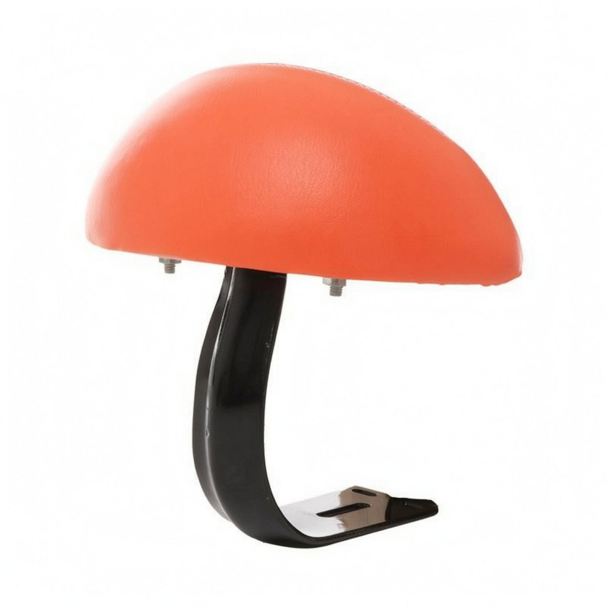 Rear Bike Seat Backrest Upholstered Electric Two-Wheeler Backrest Bike Rear Back Cushion Mounting Base Plate Includes Screws