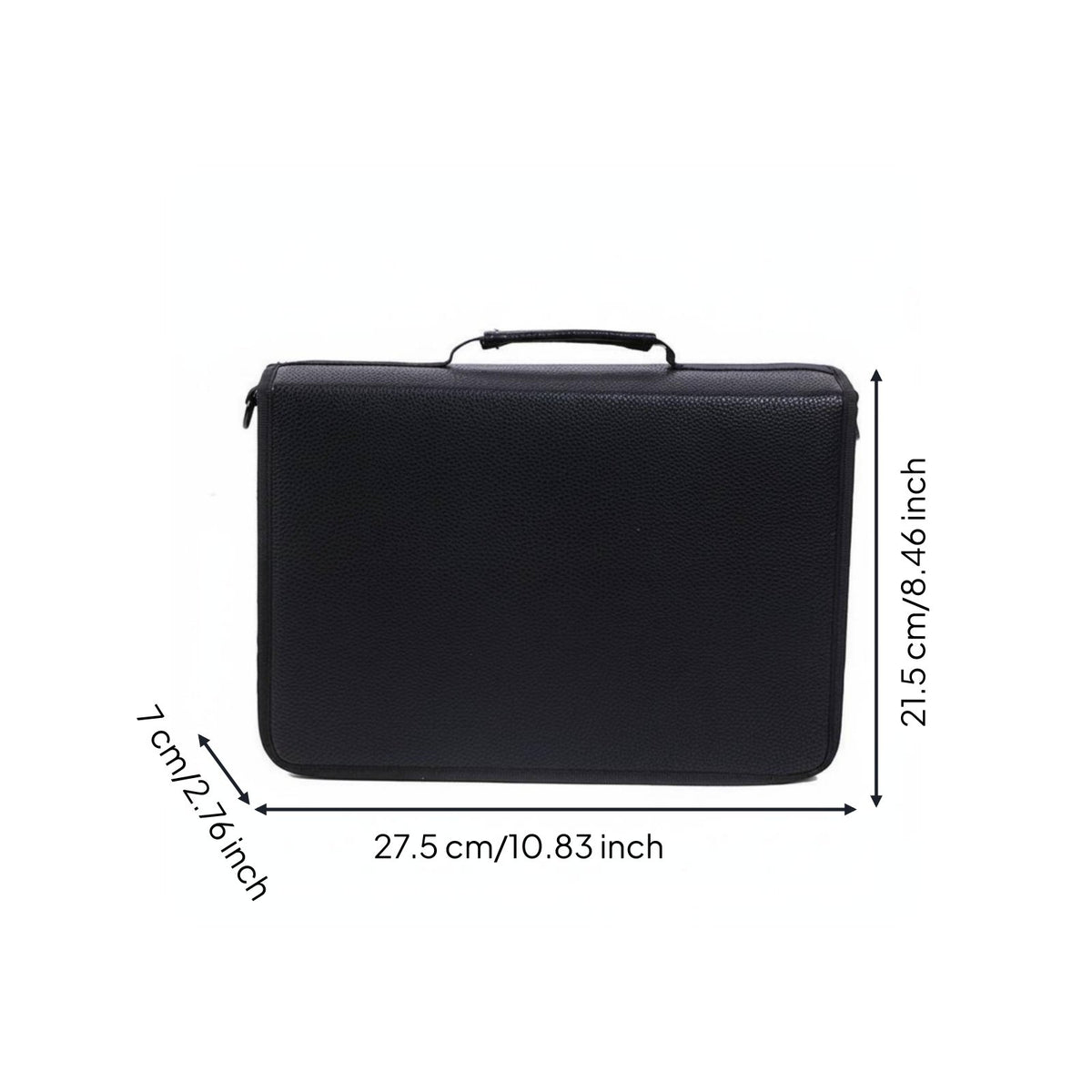 Double Zipper Closure Large Capacity Marker Case Long-Lasting PU Material Multi-Layer Marker Organizer Waterproof Multi-Slot Pen Carrying Case Sturdy for Artists, Designers, Travel, Outdoor Sketching