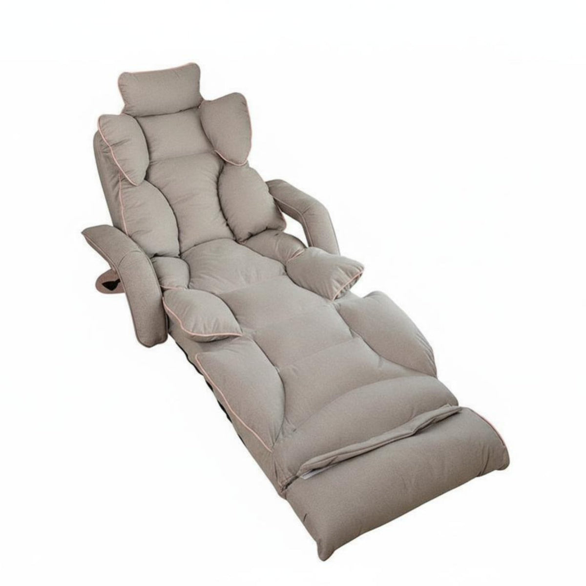 Adjustable Padded Recliner Foldable Design Floor Chair Multi-Position Space-Efficient Storage for Children