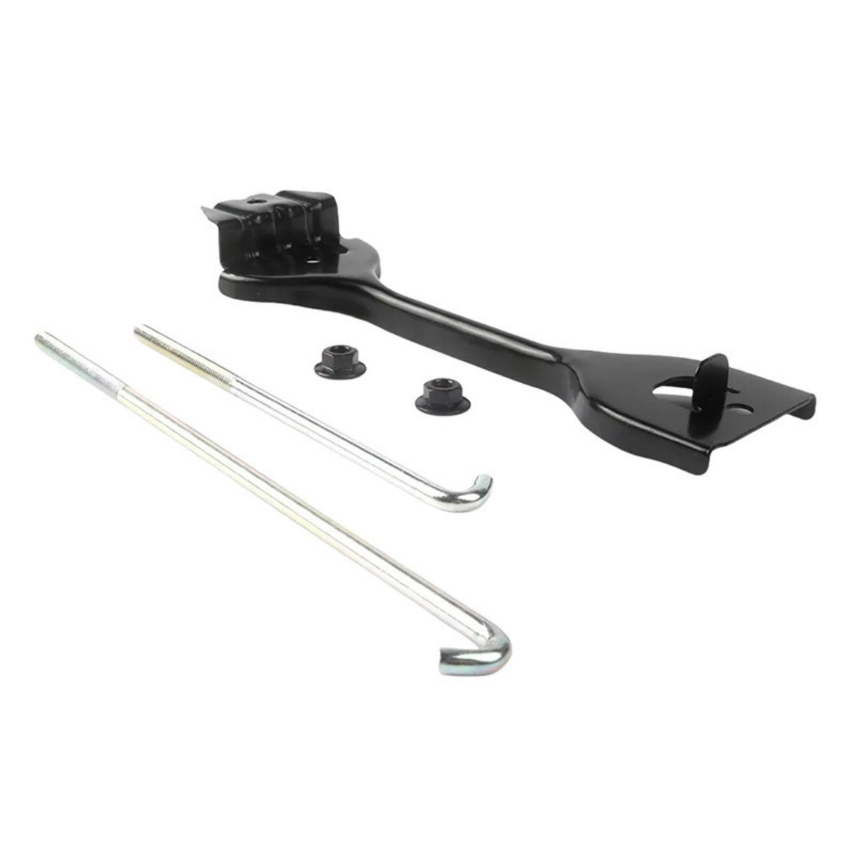 Replacement Battery Fixing Bracket Kit Easy Installation Battery Hold-down Bracket with Rods Sturdy High-Strength for Automotive Repair
