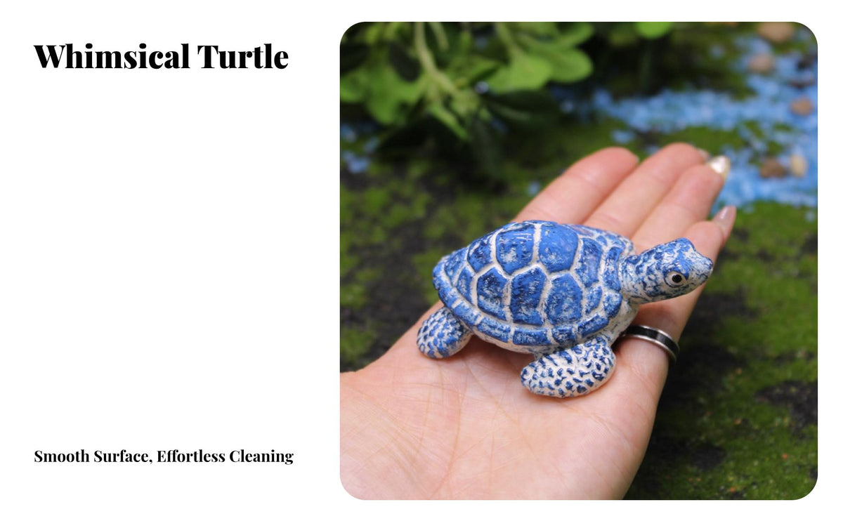 Toilet Fastener Cap Creative Decoration Turtle Toilet Bolt Cap Coastal Theme for Gift Presenters, Homeowners, Restroom, Powder Room, Beach House