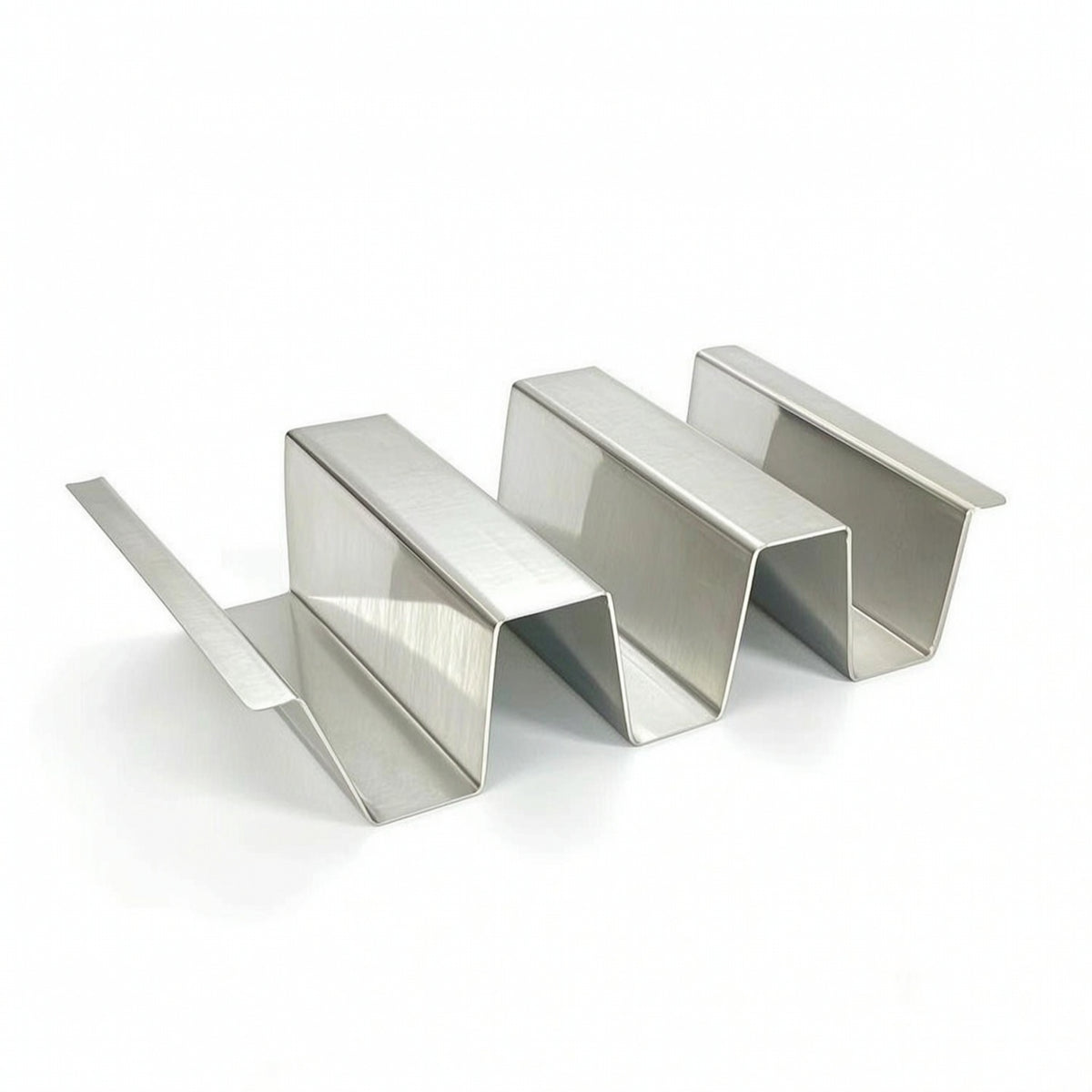 Tacos Rack with Handle Flat-Bottom Tacos Holder Metal Culinary Forming Rack for Kitchen