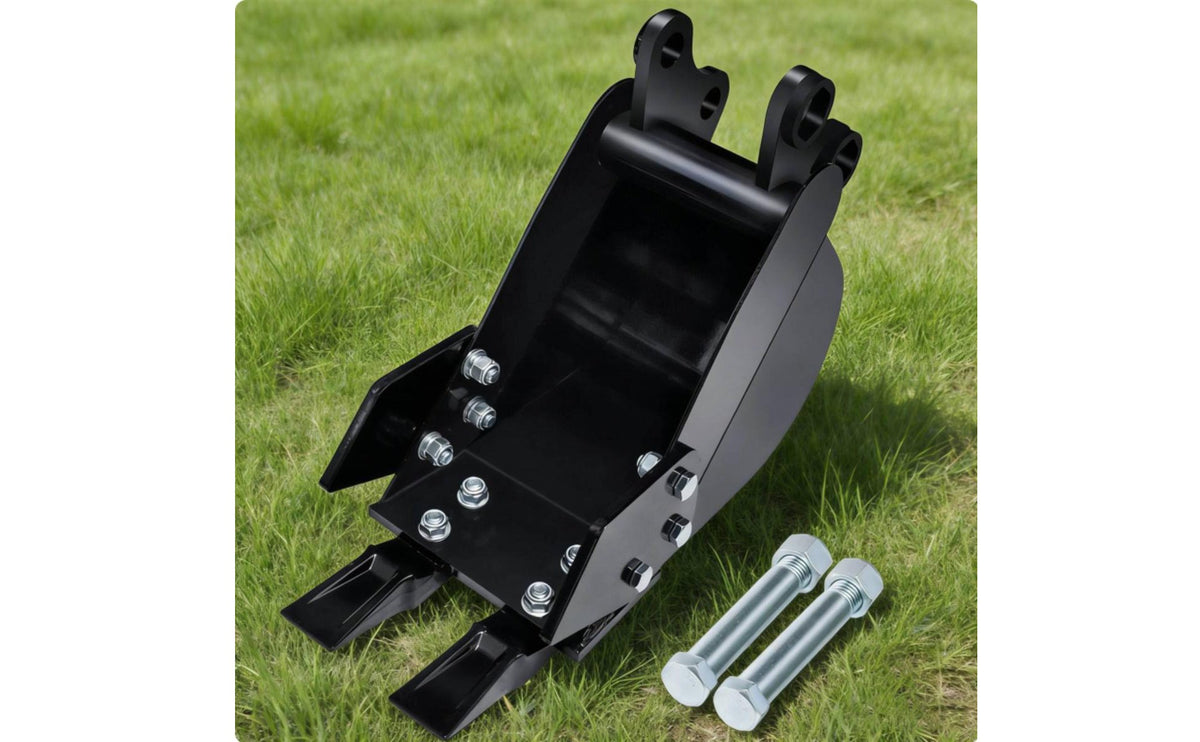 Multi-Functional Mini Excavator Scoop Easy to Install Excavator Quick Hitch Coupler Wear-Resistant Factory Direct for Landscapers, Landscaping, Farming, Forestry, Demolition