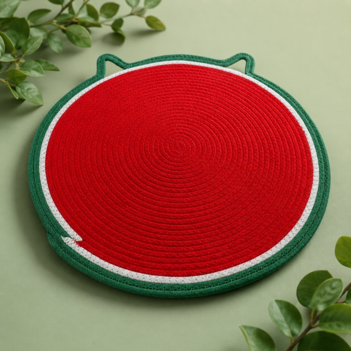Woven Cat Scratching Mat Easy to Clean Cotton Rope Cat Scratcher All-Season