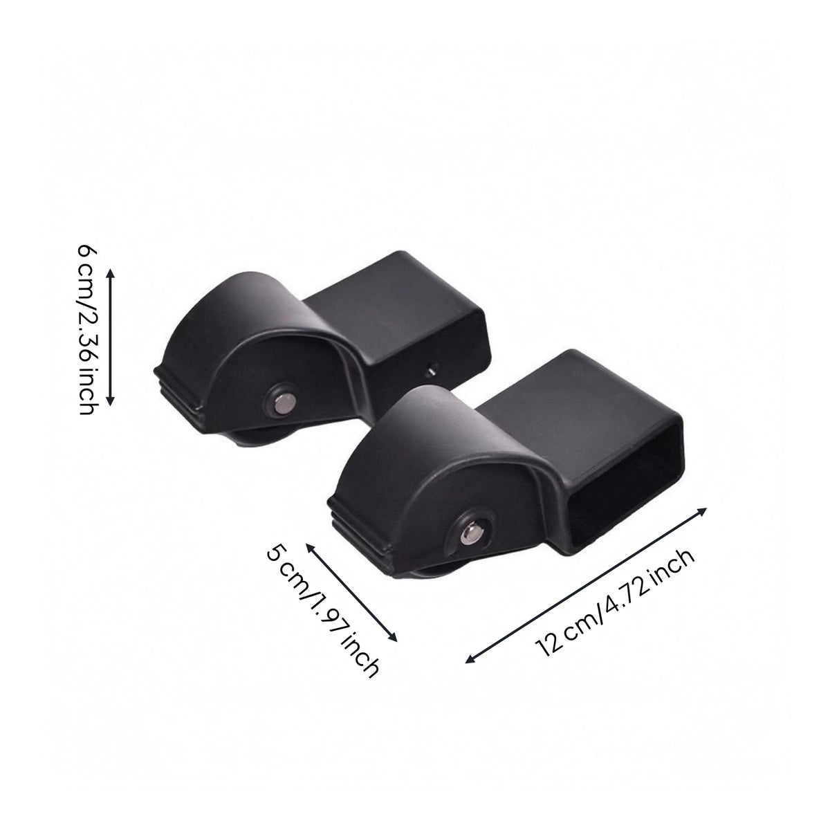 Rowing Machine Front Foot Roller Metal Fastener Rower Foot Roller Lightweight