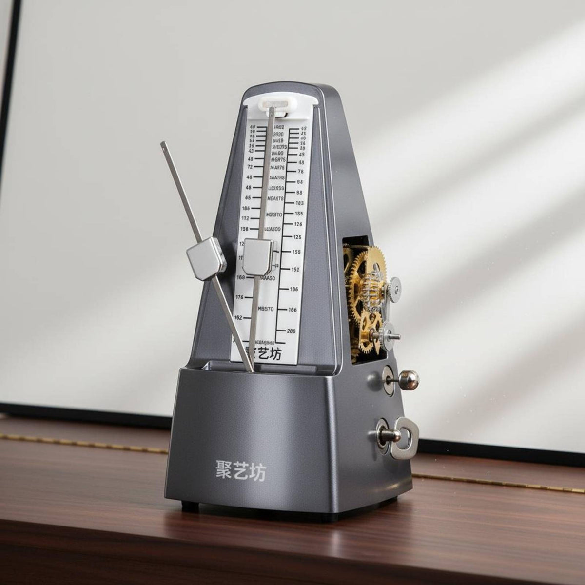 Precise Beat Timing Mechanical Metronome Metal Movement Piano Metronome Loud Clear Sound Tempo Coach Long-Lasting Use for Guitar Players, Exam Practice