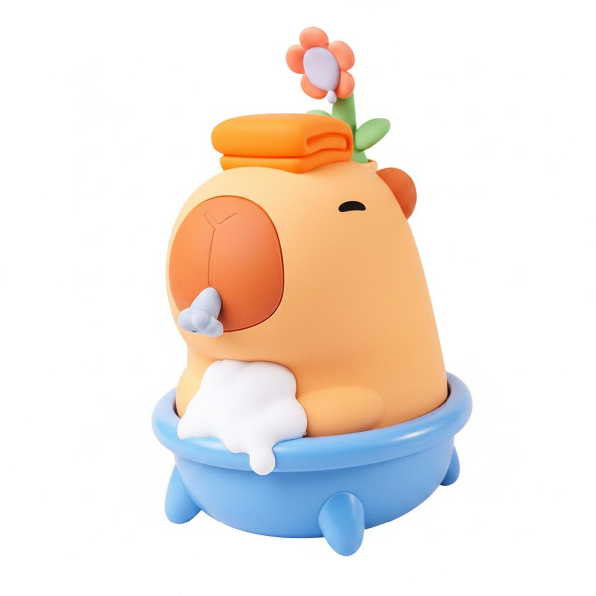 Touchless Sensor Capybara Soap Dispenser Child-Safe Silicone Bathroom Accessory Wall Mountable for Children