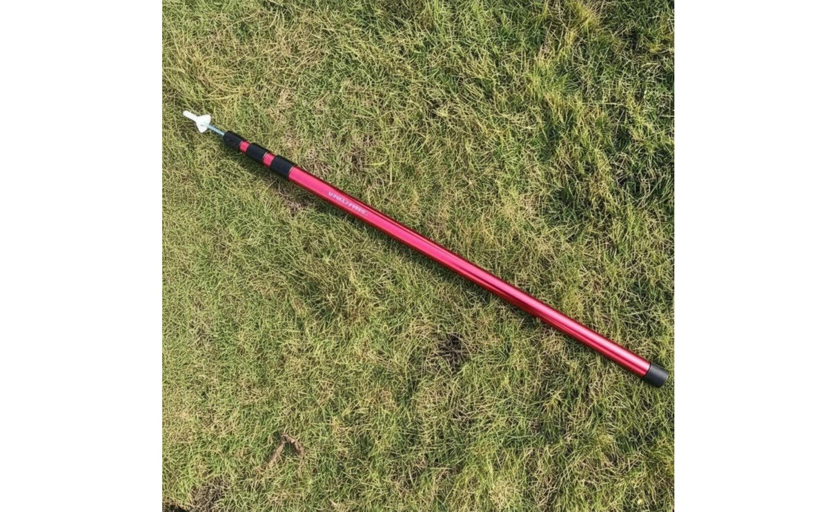 Adjustable Tarp Pole Waterproof Telescoping Tent Pole Adjustable Tarp Poles Includes Rainproof Cap Extendable Awning Support