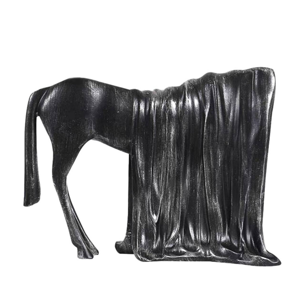Horse Figurine Abstract Horse Statue Tabletop Equestrian Ornament for Living Room