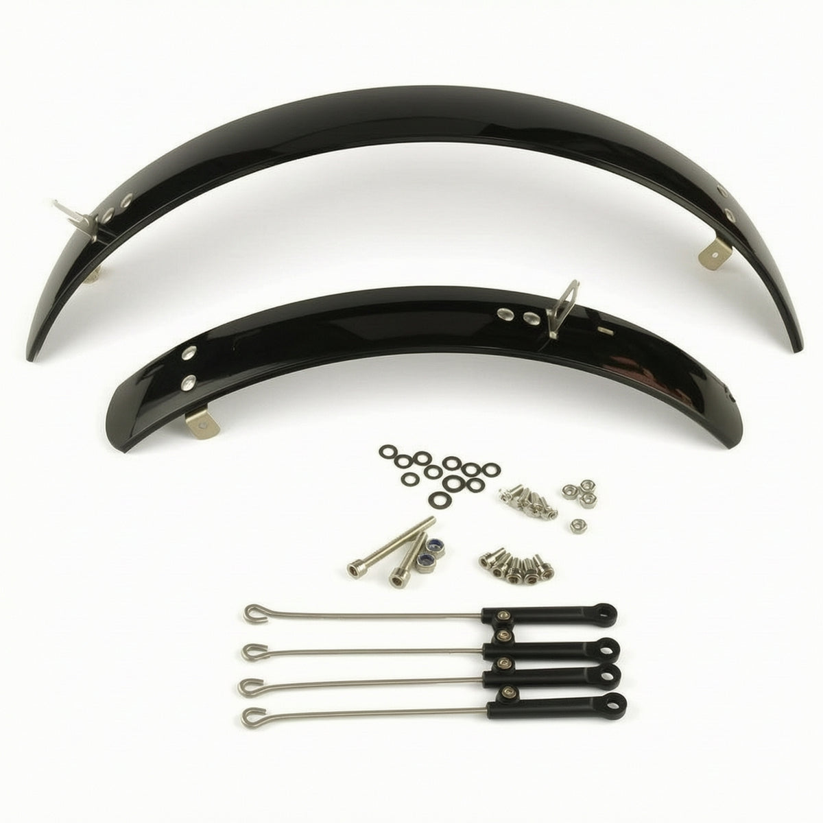 Cycle Mudguard Kit Long-Lasting Mudguard Set with Front and Rear Guards Front and Rear Fenders Stable for Commuters