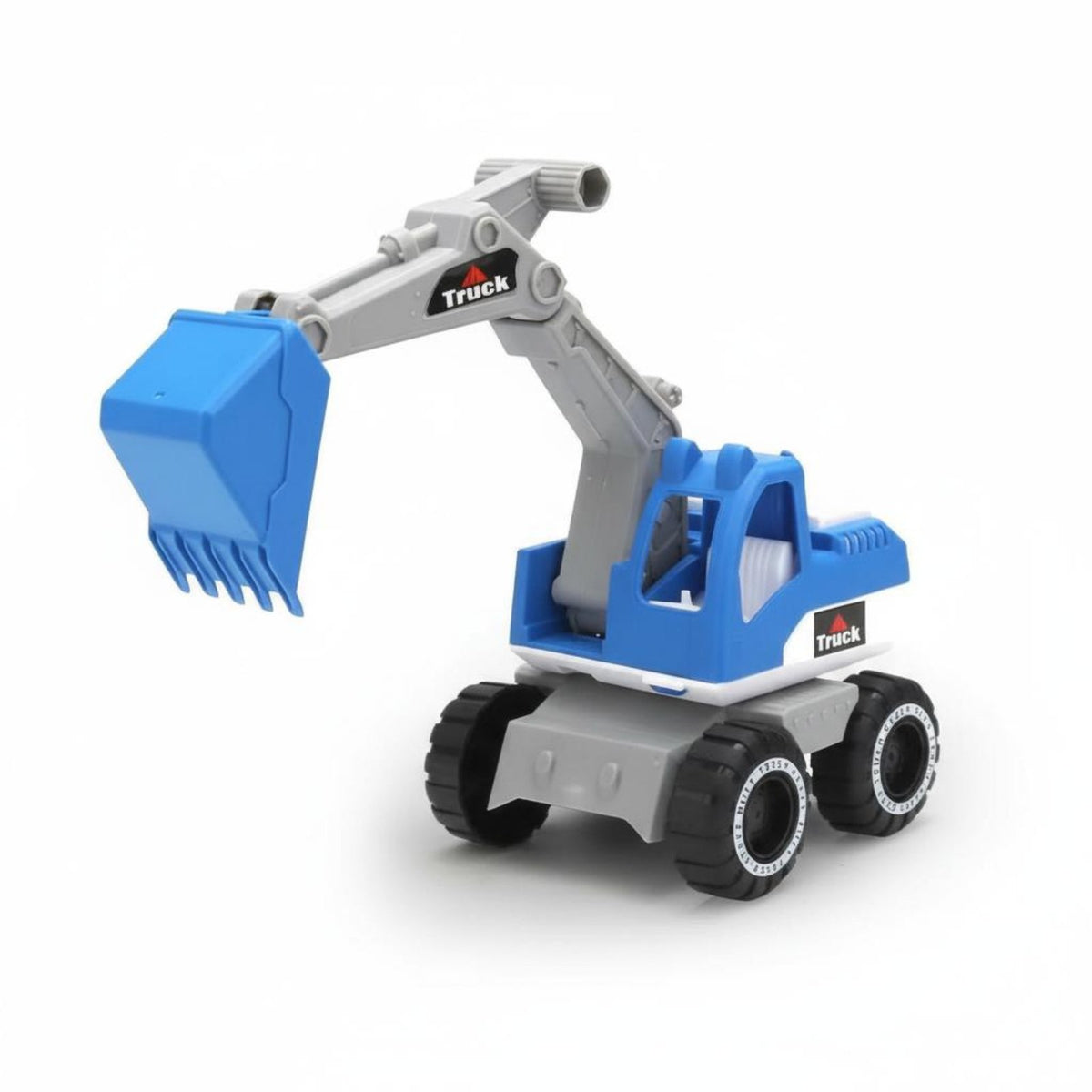 Realistic Design Toy Excavator Digger Movable Parts Toy Excavator Rounded Corners Beach Digger Vehicle Heavy Duty for Boys, Kids