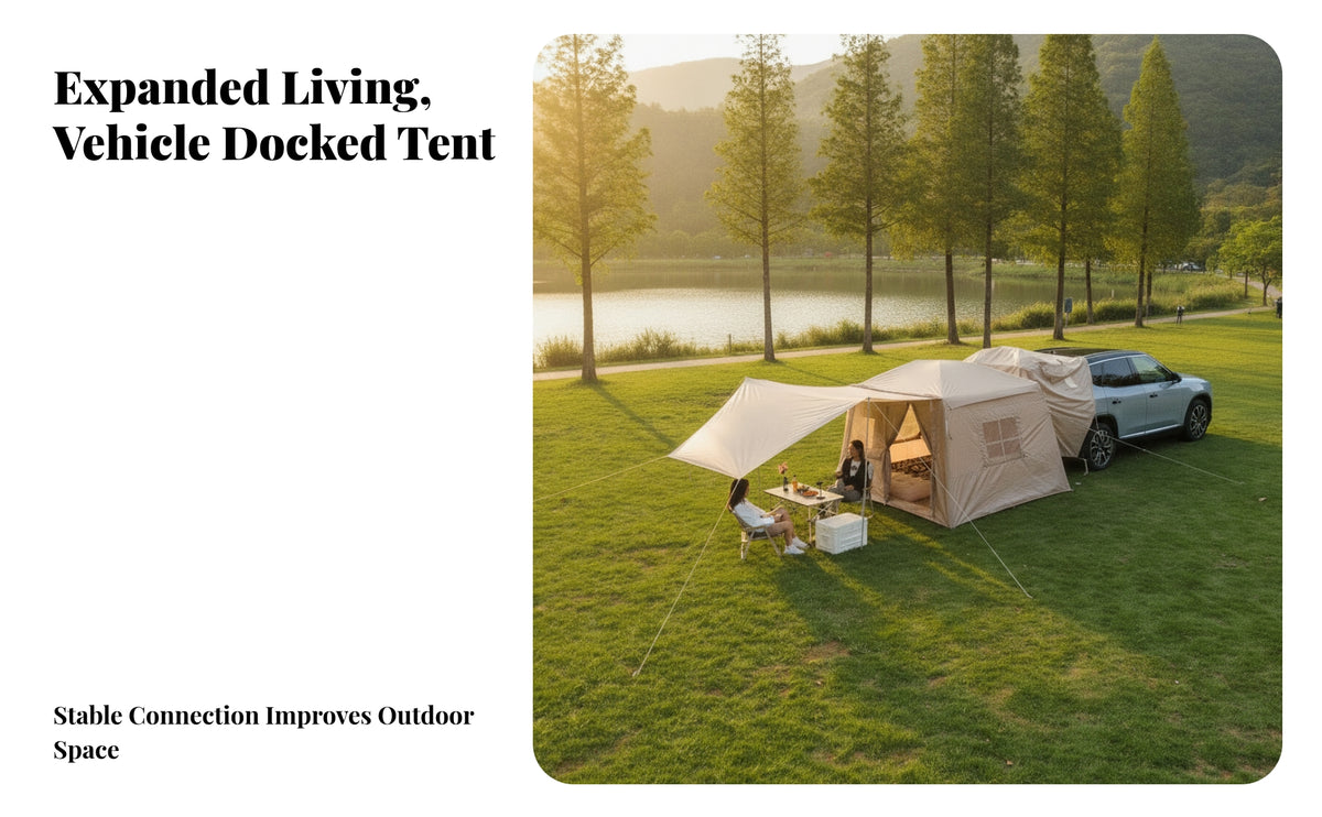 Fast-Pitch Inflatable SUV Camping Tent