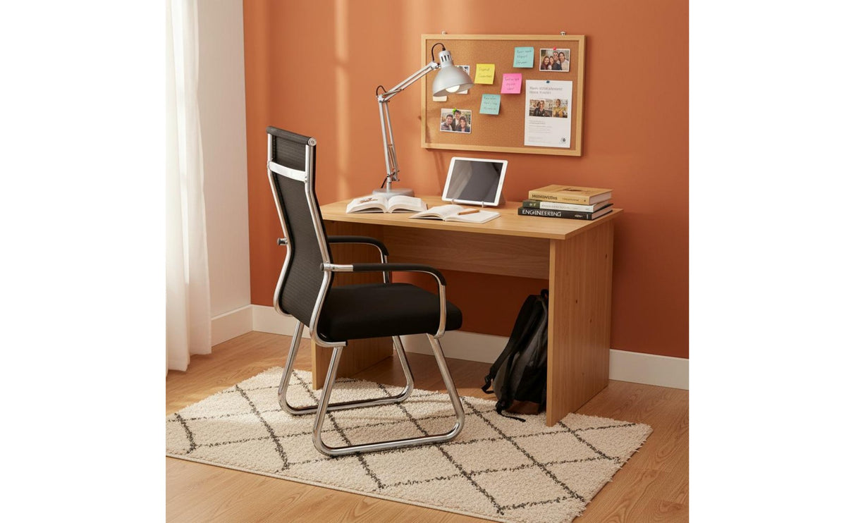 Mesh Back Sled Base Chair Heavy Duty Ergonomic Computer Chair for Students, Conference Room, Reception Area