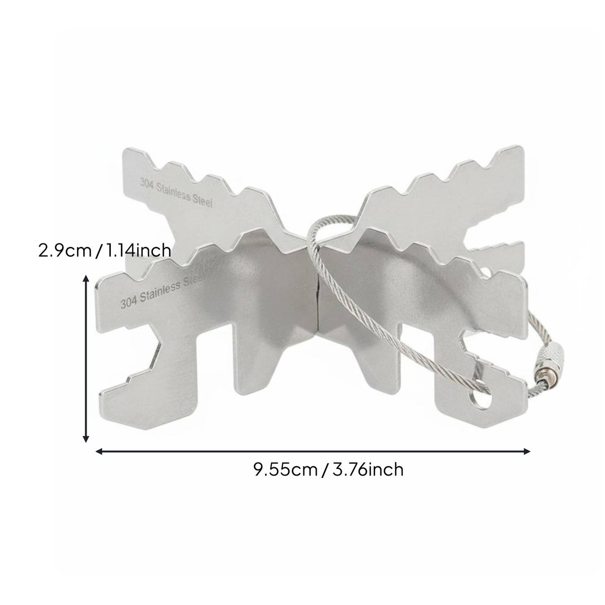 Cooktop Cross Stand Resistant Camping Cooktop Pot Support Outdoor Gear for Hikers, Backpacking