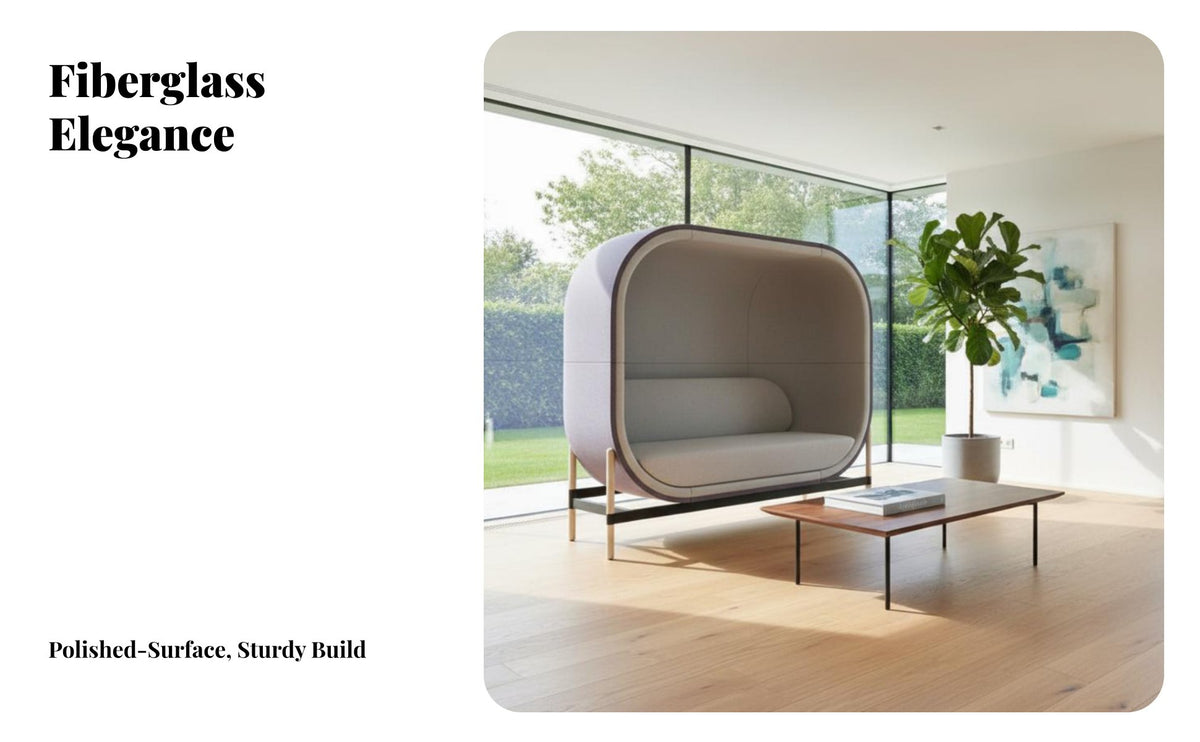 Statement Piece Enclosed capsule Seat Futuristic design Indoor Furniture Sound-Isolating Design Lounge Chair Sturdy Frame for Interior Designers, Business Owners, Readers, Lobby, Reception Area, perusing corner, Bedroom