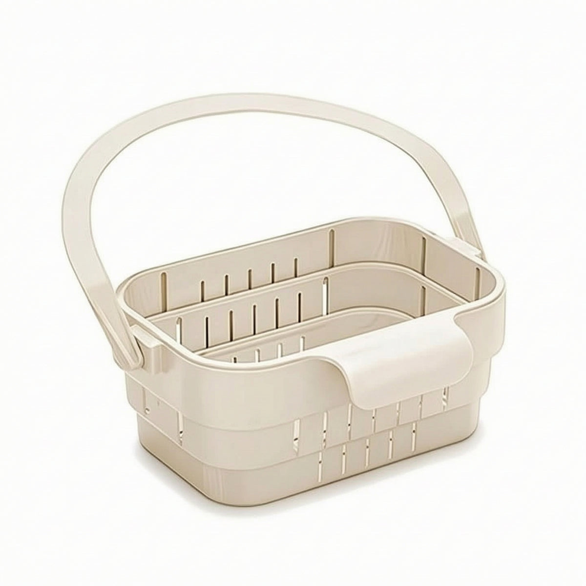 Collapsible Sink Colander with Flip Cover Space-Saving Hanging Sink Basket Quick Drainage Drain Basket Compact for Rv