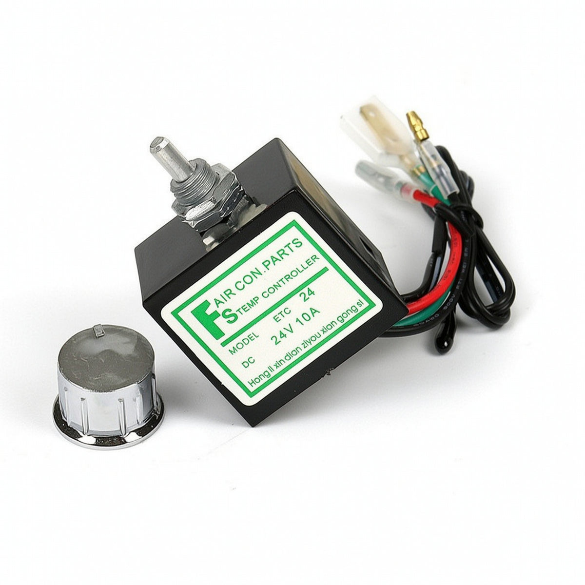 Dial A/C Temperature Controller Compact Electronic Temperature Controller Rectangular Thermostat Adjustable for Mechanics, DIYers