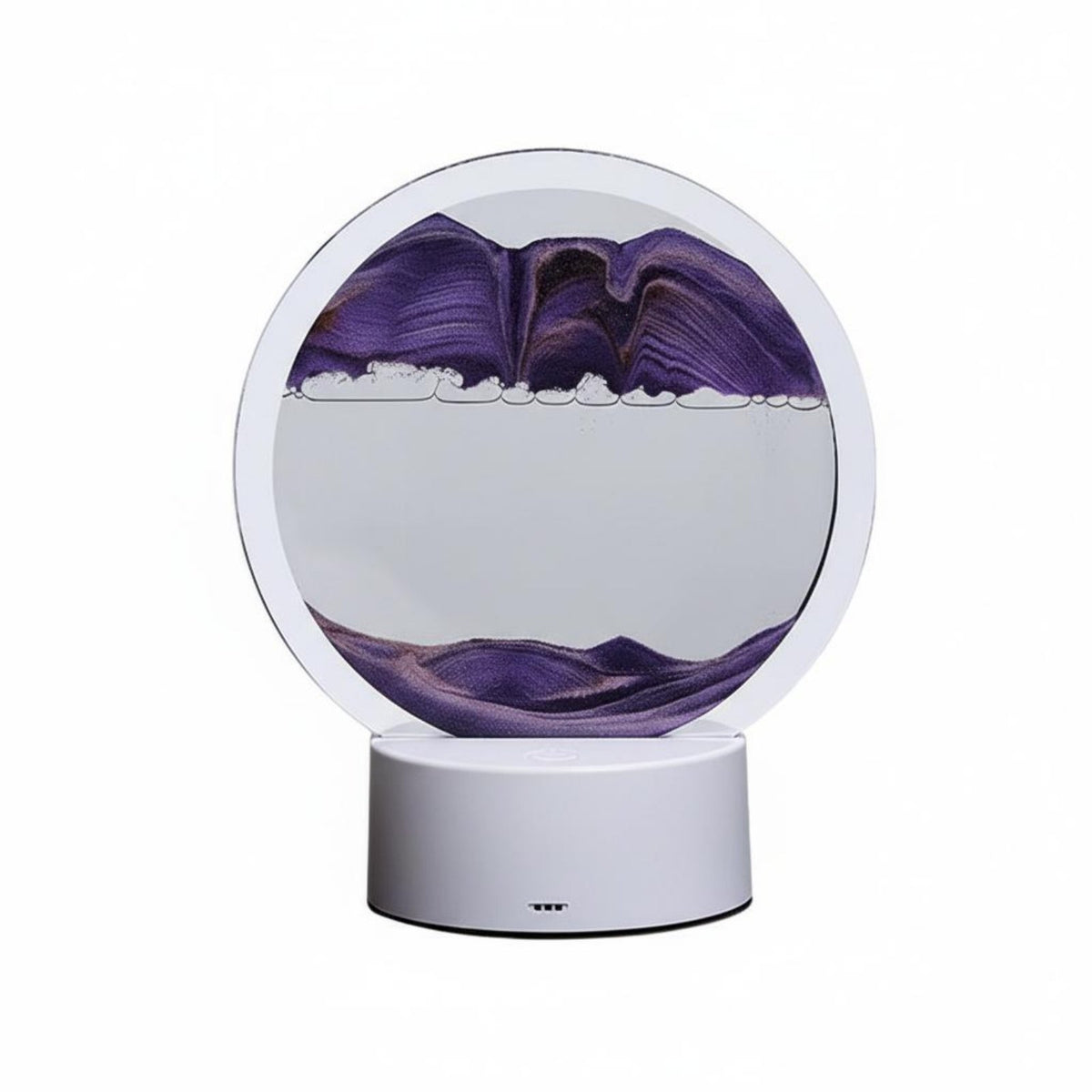 Creative Gift LED Quicksand Painting Lamp 360 Degree Flip LED Sandscape Table Lamp Color Changing for Adults, Teens, Desk, Study Room, Home