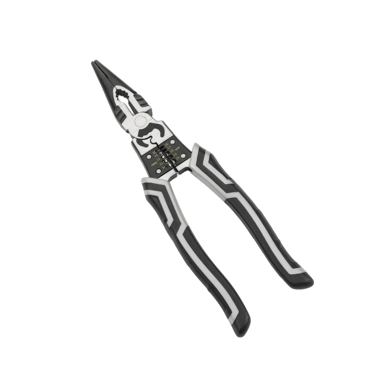High-Hardness Wire Stripper with Crimper Non-Slip Pliers with Wire Stripper Multifunctional Multifunction Pliers Compact for Home Repairs