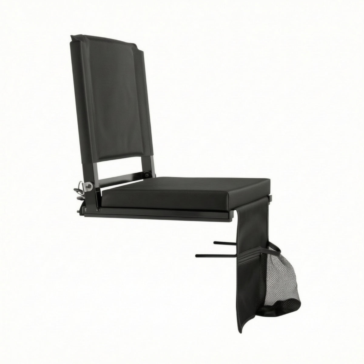 Portable Stadium Seat with Shoulder Strap and Moisture-Proof Pad