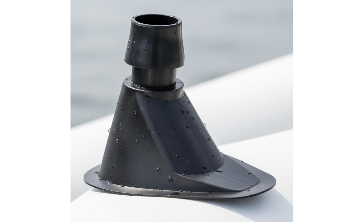 High Strength Inflatable Boat Rod Holder Wide Application Glue-on Fishing Pole Bracket Detachable Design Inflatable Boat Rod Holder Base Twofold Purpose for Anglers