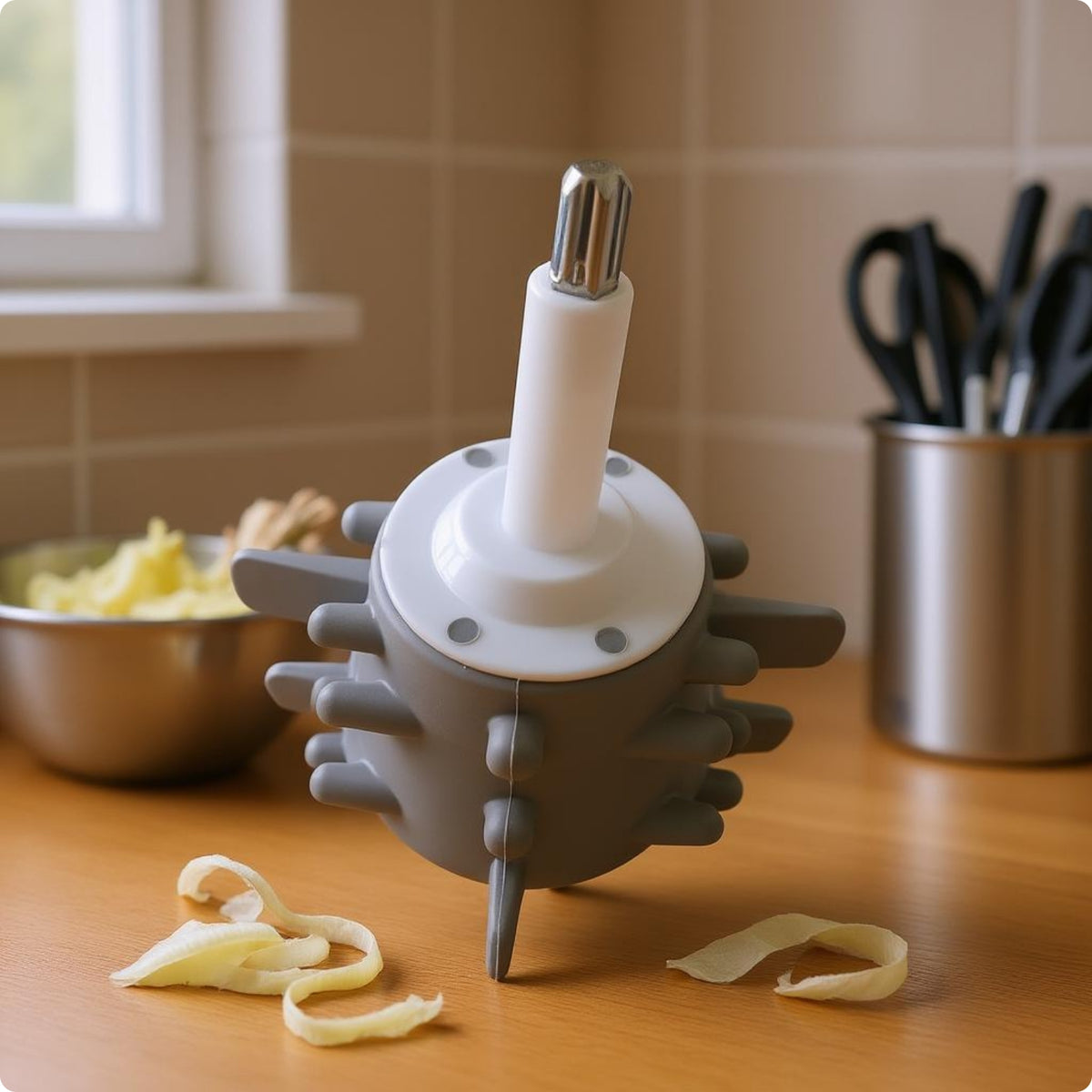 Garlic Peeling Attachment White Cap Garlic Grinder Accessory Food Tool Easy to Clean Rapid Meal Prep