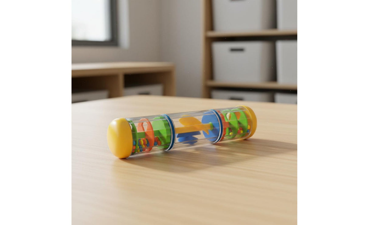 Rain Instrument Musical Enlightenment Rain Develops Coordination Rainmaker Toy for Kids, Preschool, Daycare
